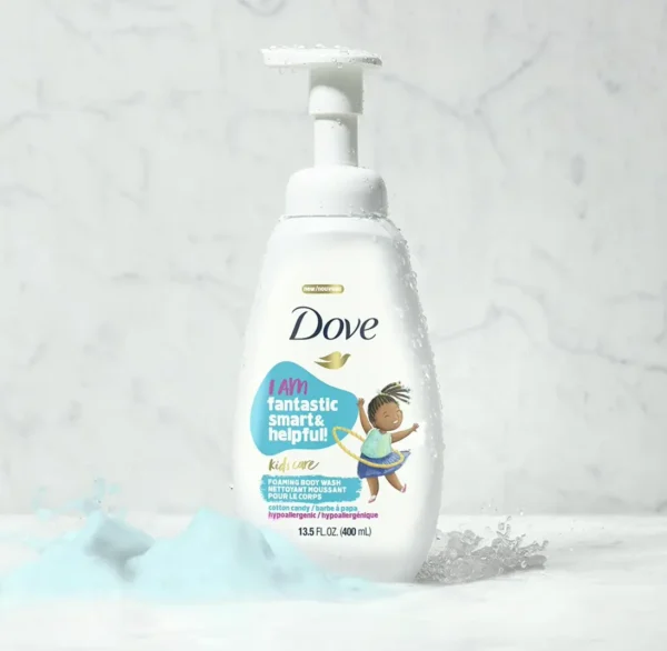 Dove Bubble Cleanser For Children - Cotton Candy, 13.5 Fl Oz (Bundle of 4)