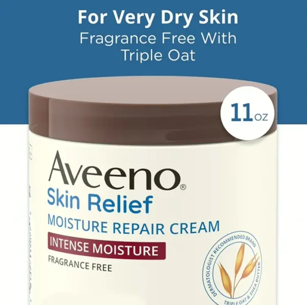Aveeno's Intense Moisture Repair Cream with Triple Oat & Shea