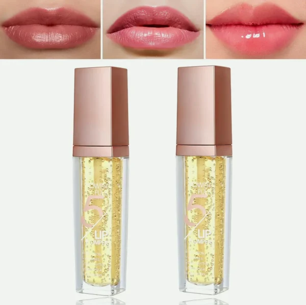 2P Lip-Enhancing Plumper Gloss for Moisturizing & Wrinkle Reduction, Natural Nourishment