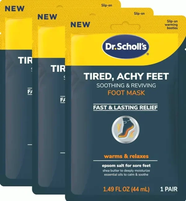 Achy Feet Reviving Foot Mask, 3 Sets