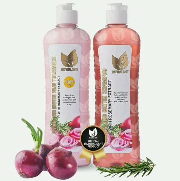 Herbal Biotin Herb Shampoo & Care Set to Stronger Hair