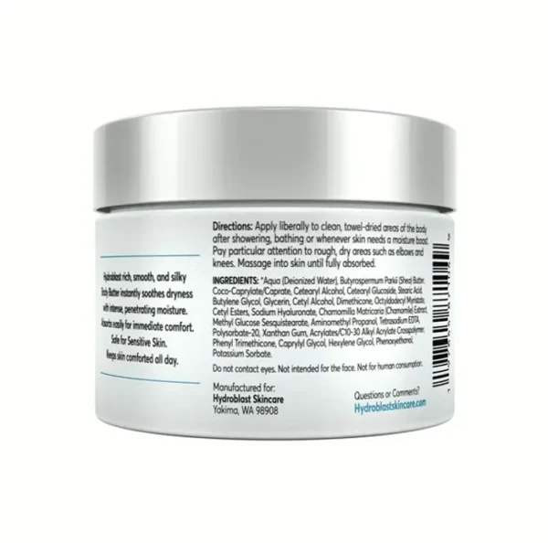 Hydro Blast Body Butter 6.7oz - Moisturizing & Soothing