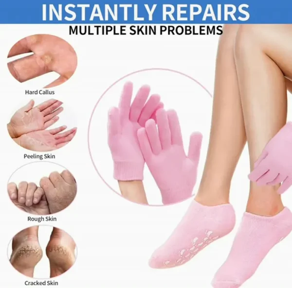 Gel Moisturizing Socks & Gloves Kit