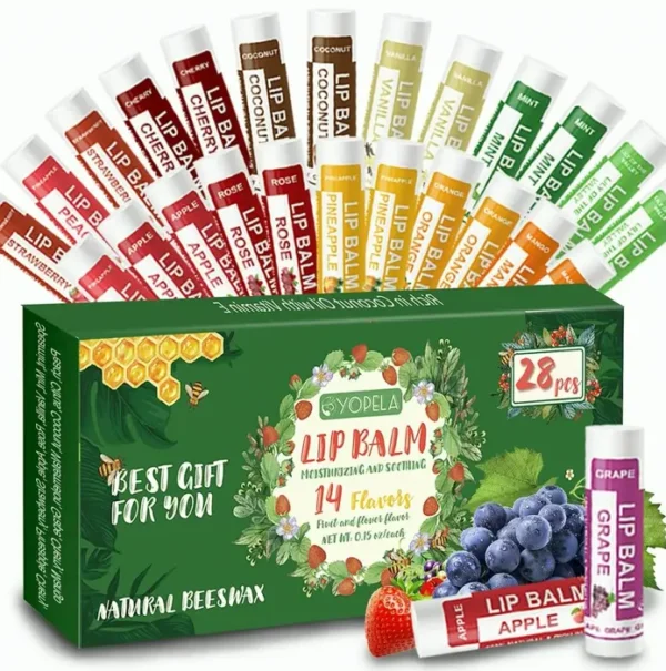 Bulk Set Natural Chapstick with Vitamin E and Coconut Oil